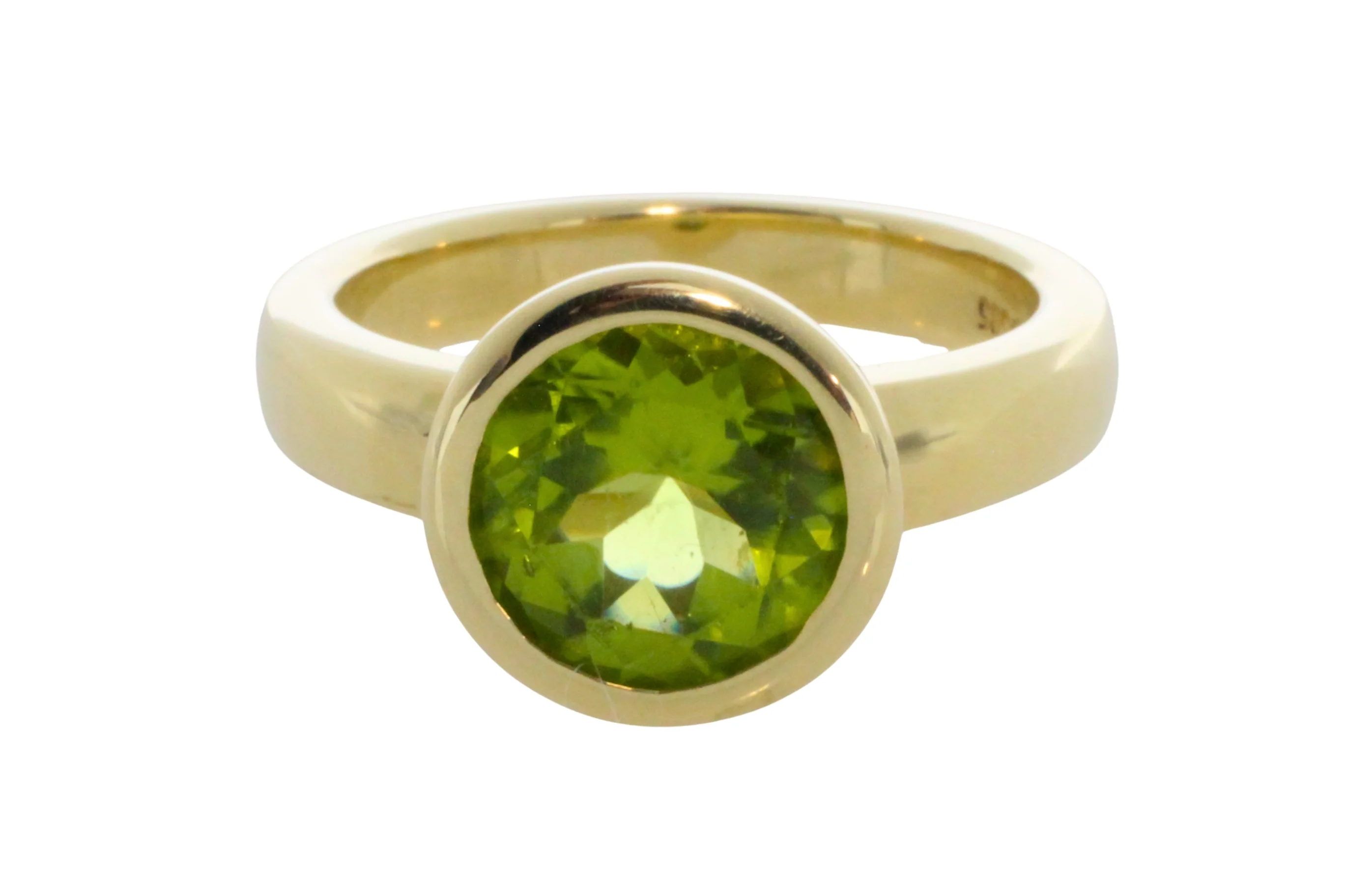 14 carat gold peridot ring - Image 2