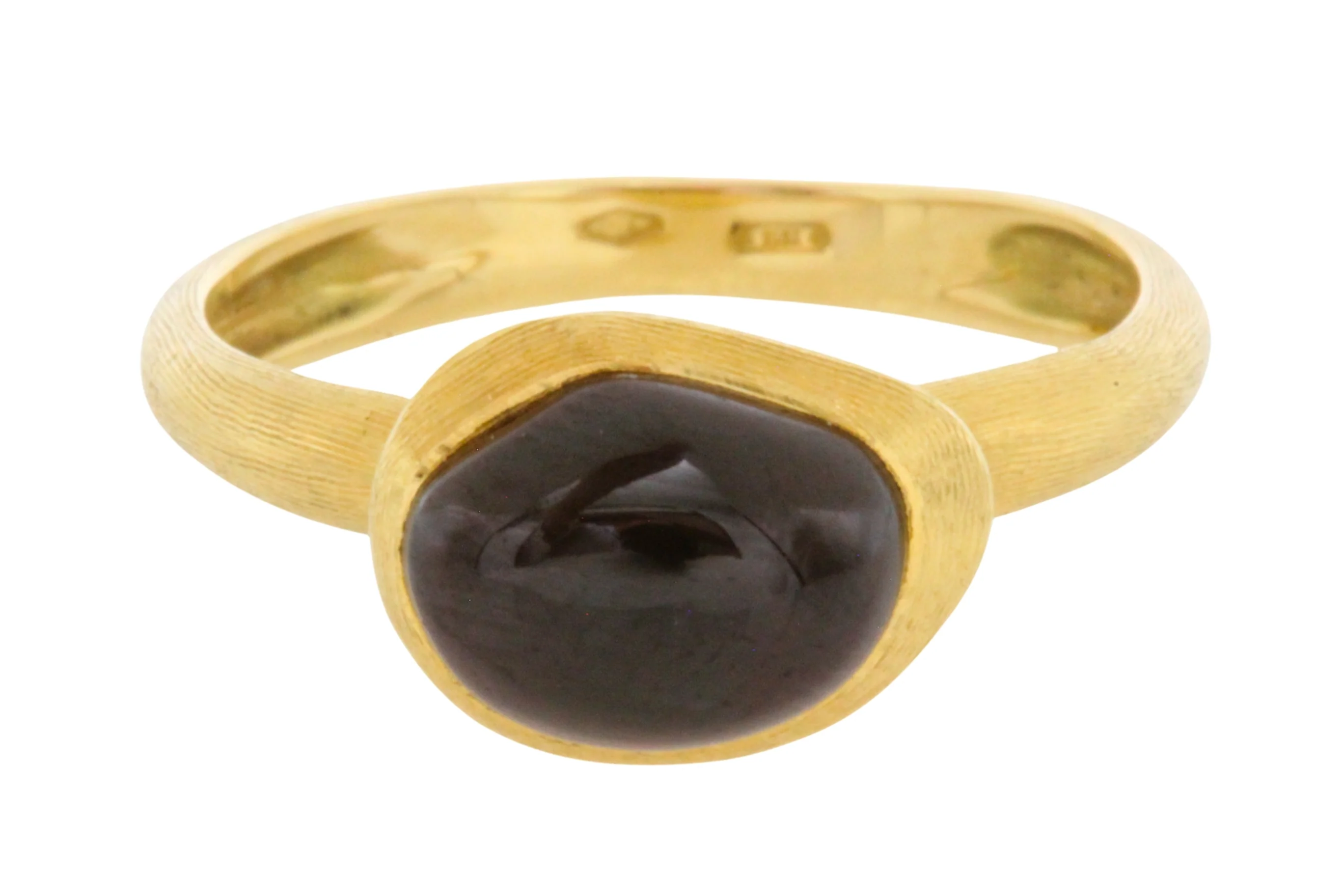 18 carat gold Marco Bicego ring with garnet - Image 4
