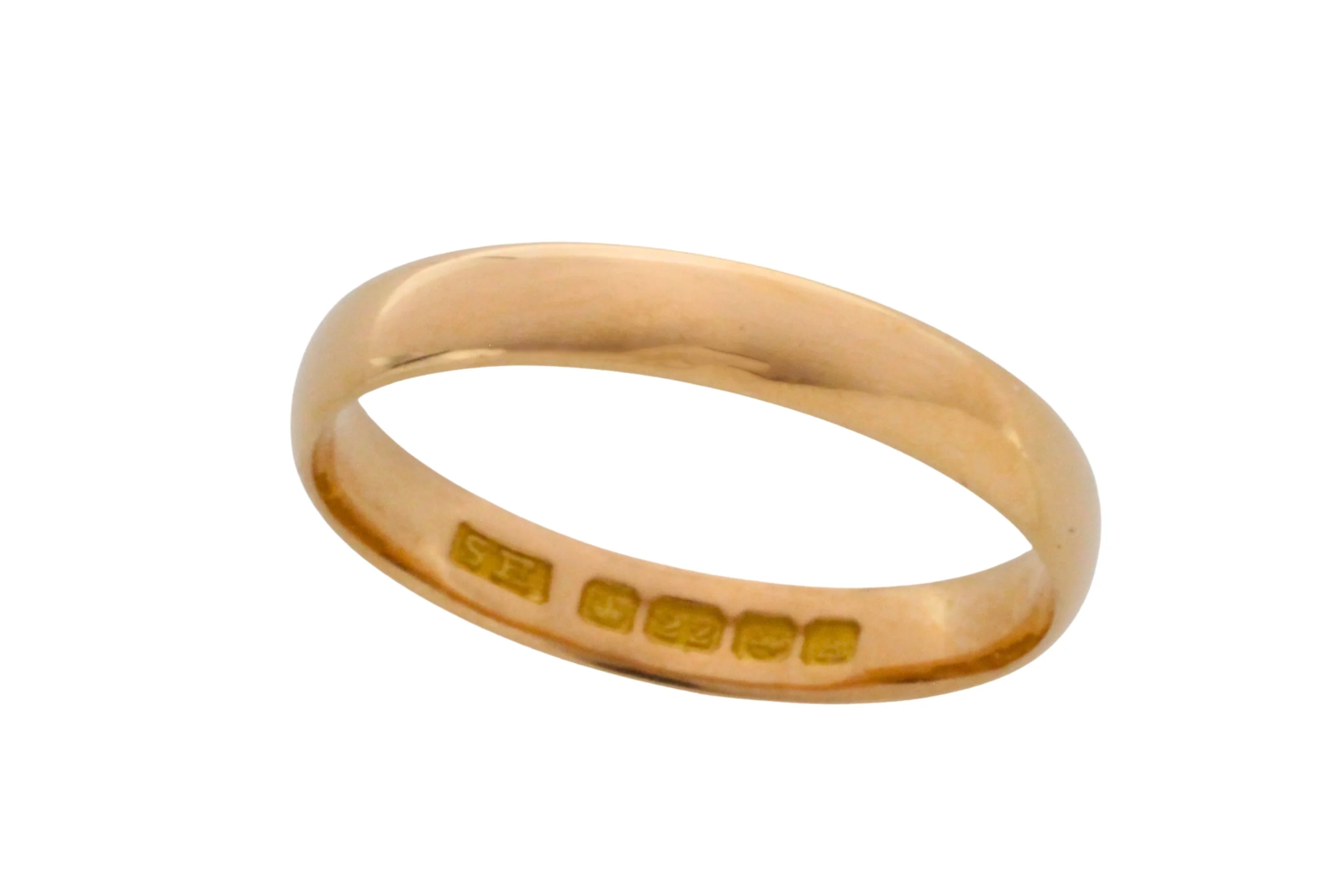22 carat gold wedding band from 1925 - Image 3