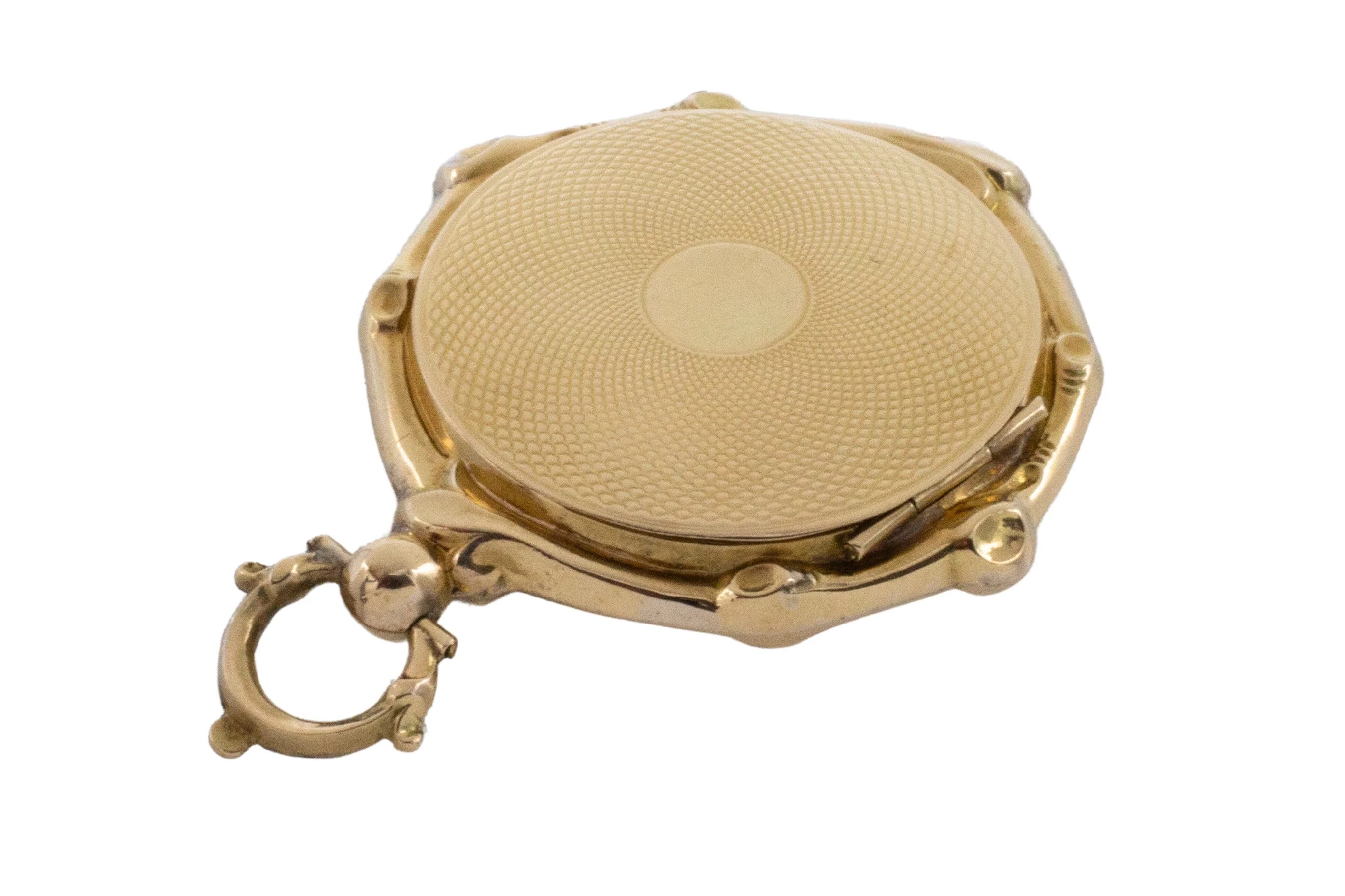 Antique 14 carat gold photo locket - Image 4