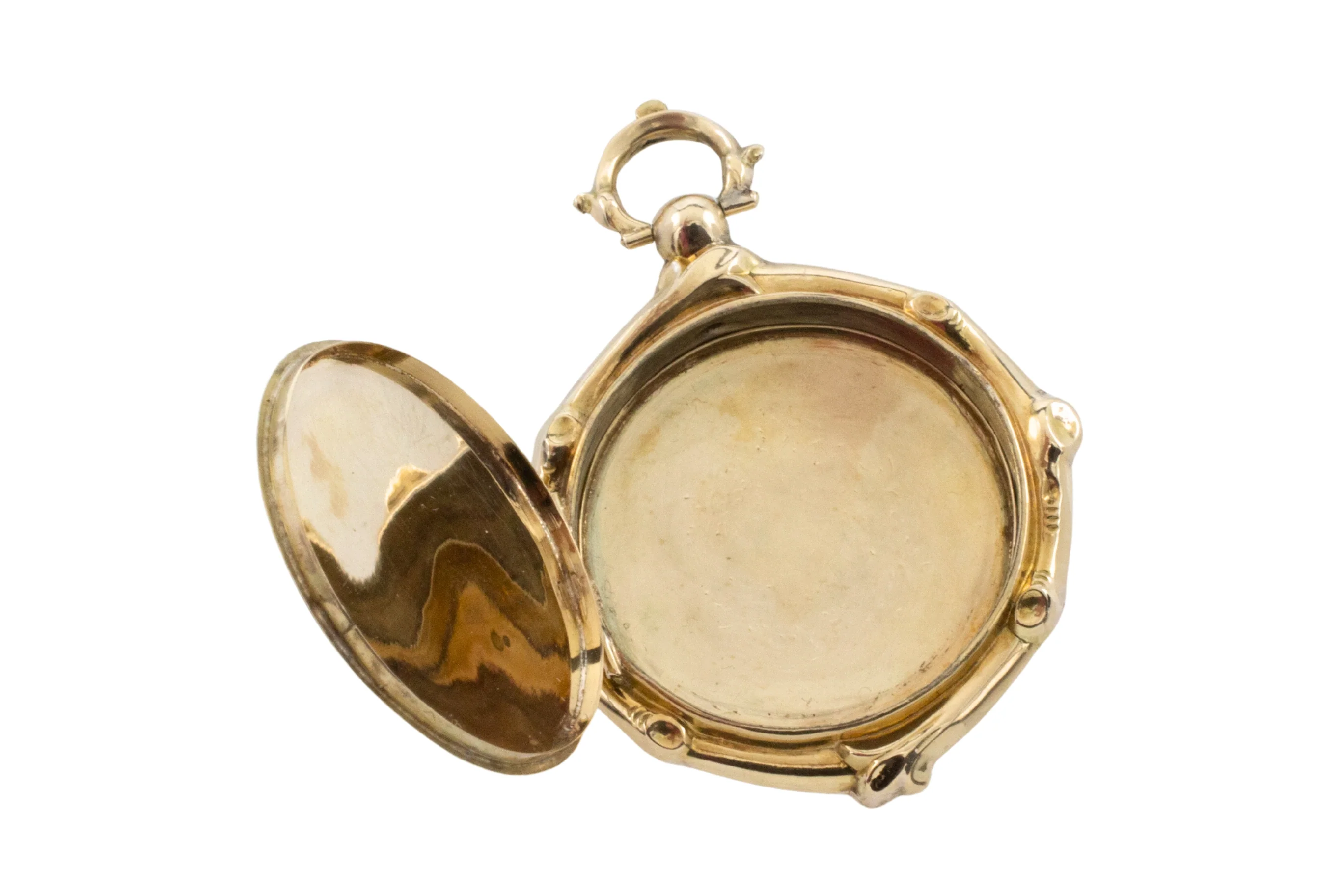 Antique 14 carat gold photo locket - Image 5
