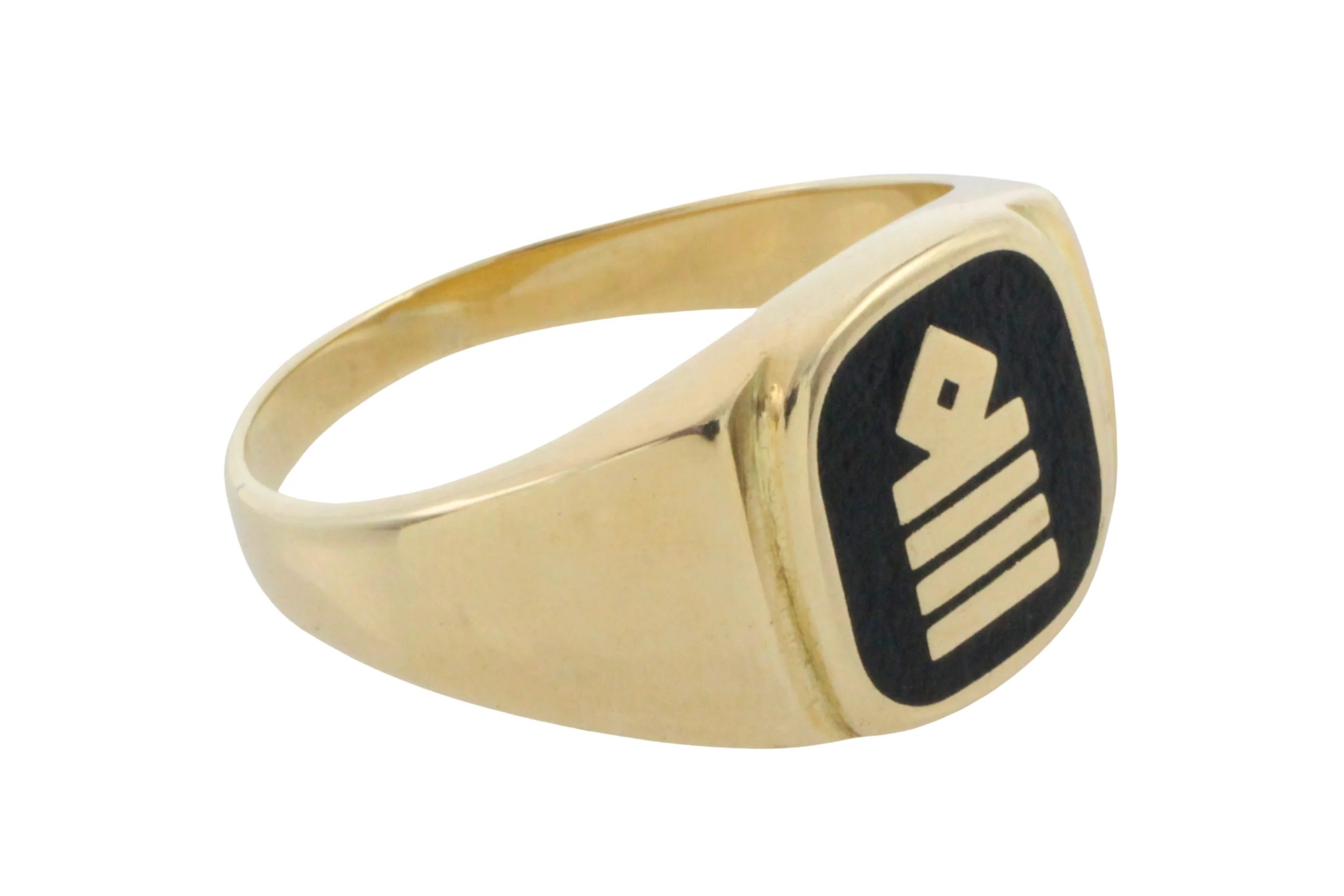 Captains signet ring in 14 carat gold - Image 4