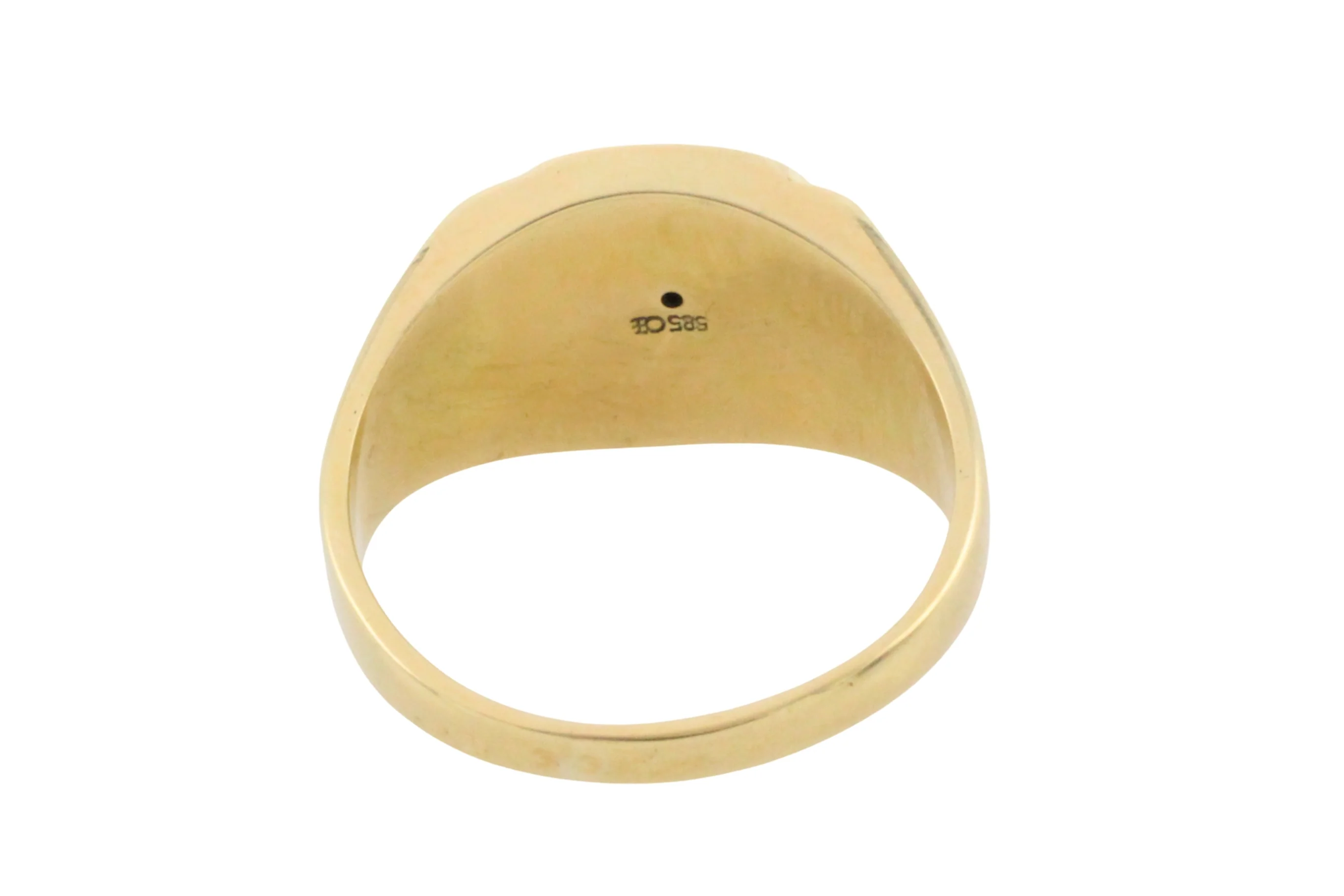Captains signet ring in 14 carat gold - Image 5