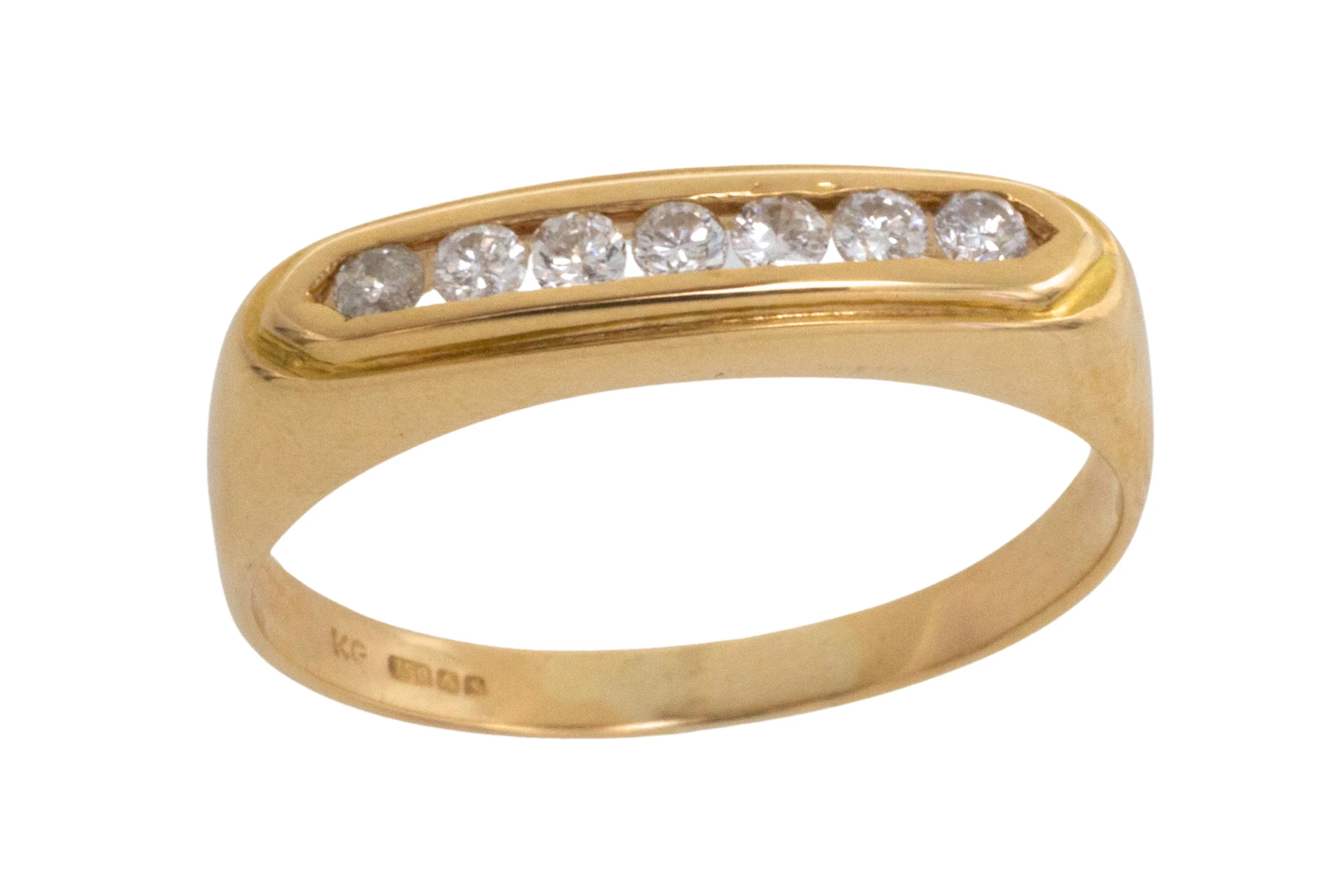 Channel set diamond ring - Image 3