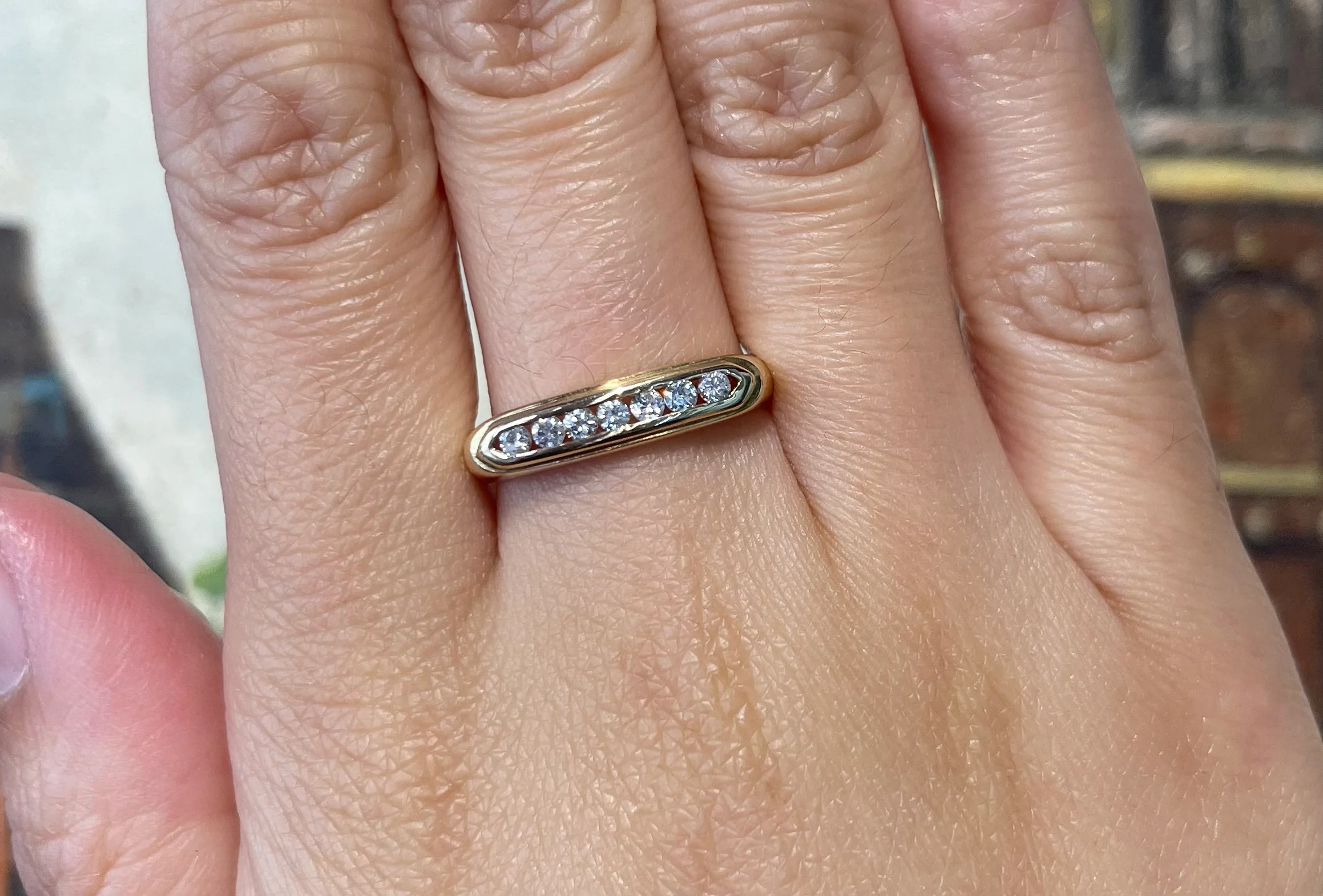 Channel set diamond ring - Image 6