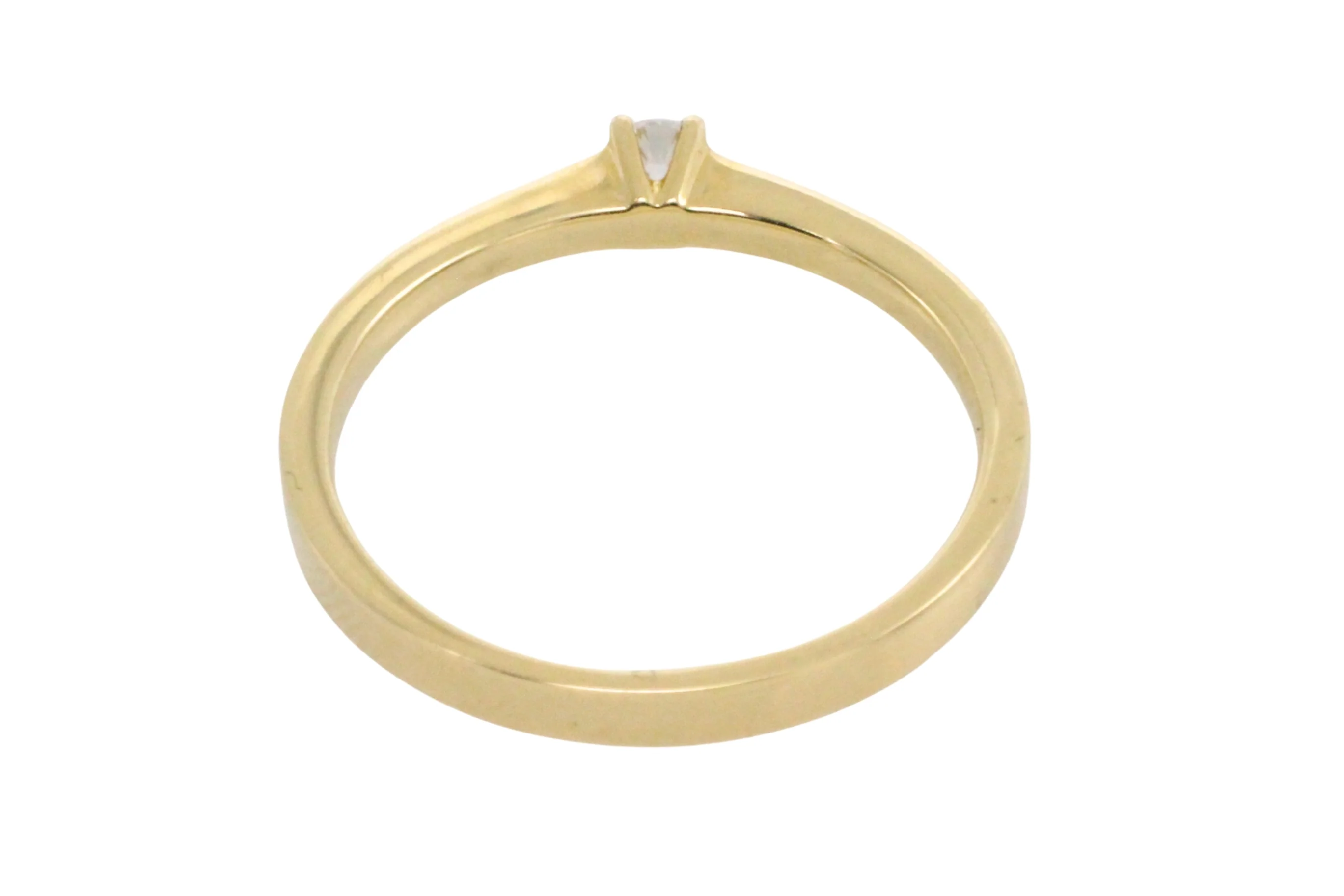 Diamond ring in 14 carat gold - Image 6
