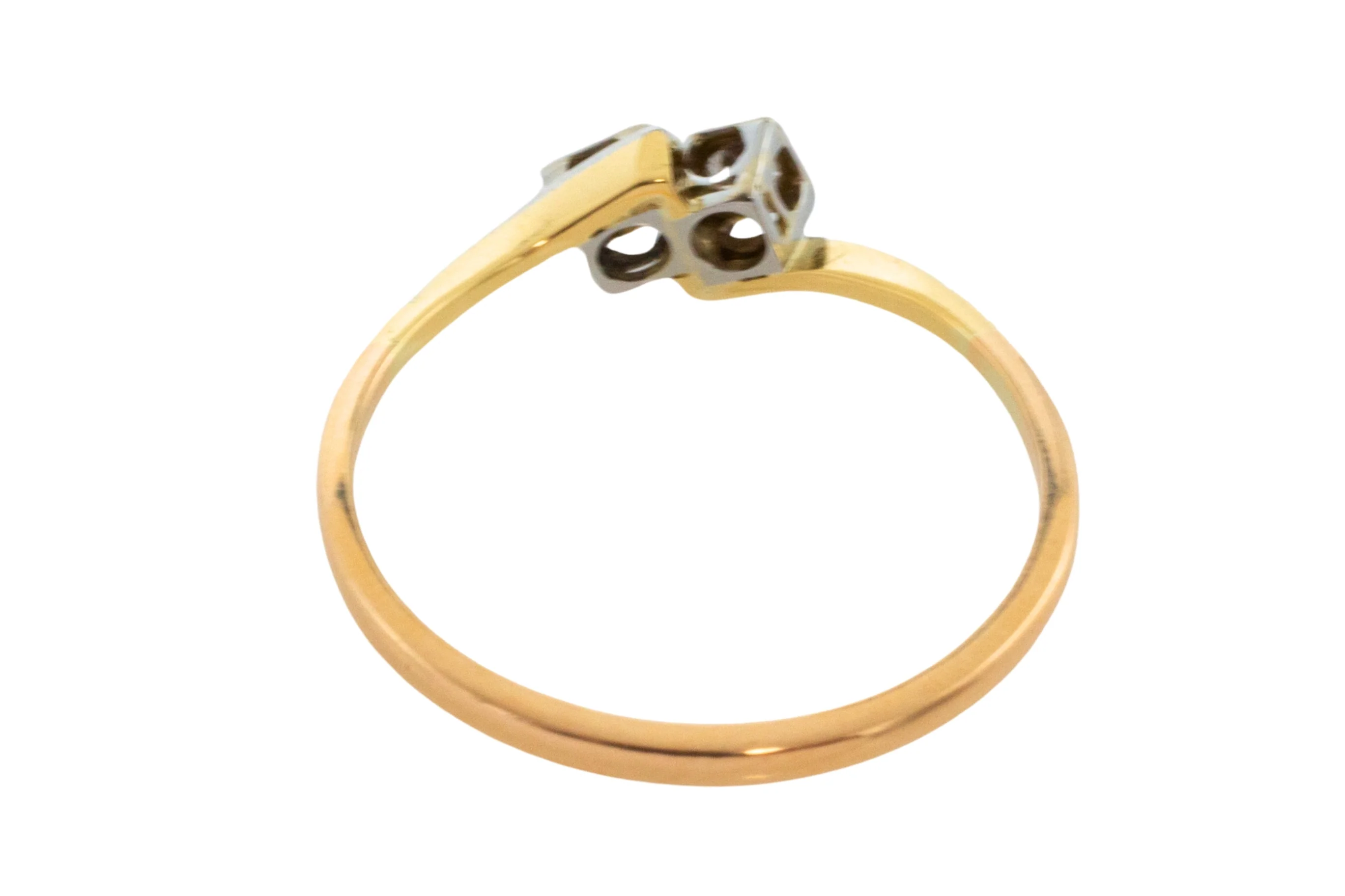 Diamond Toi et Moi ring in 18 carat gold - Image 6