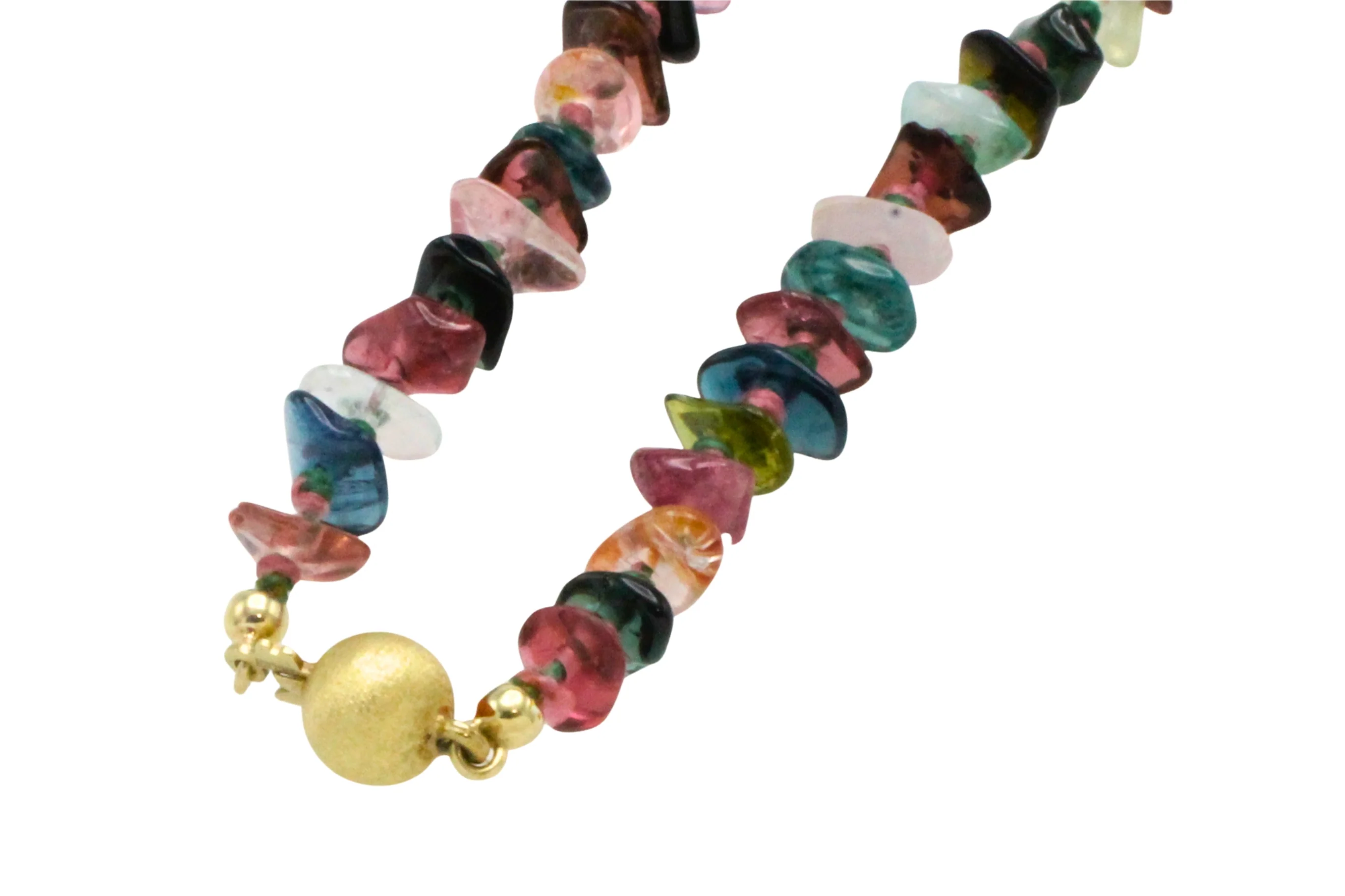 Diverse colored tourmaline collier - Image 5