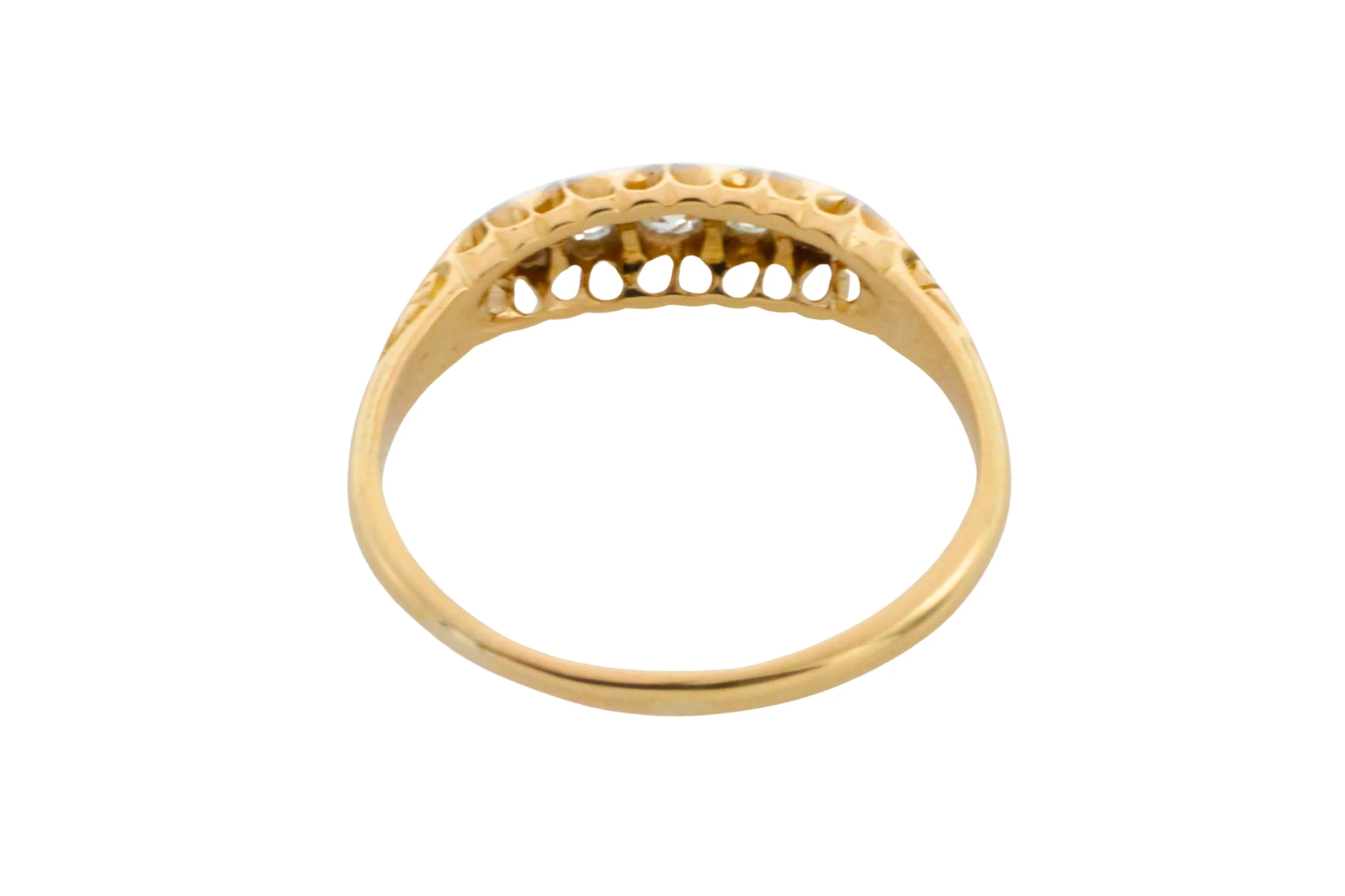 Edwardian old cut diamond ring - Image 5