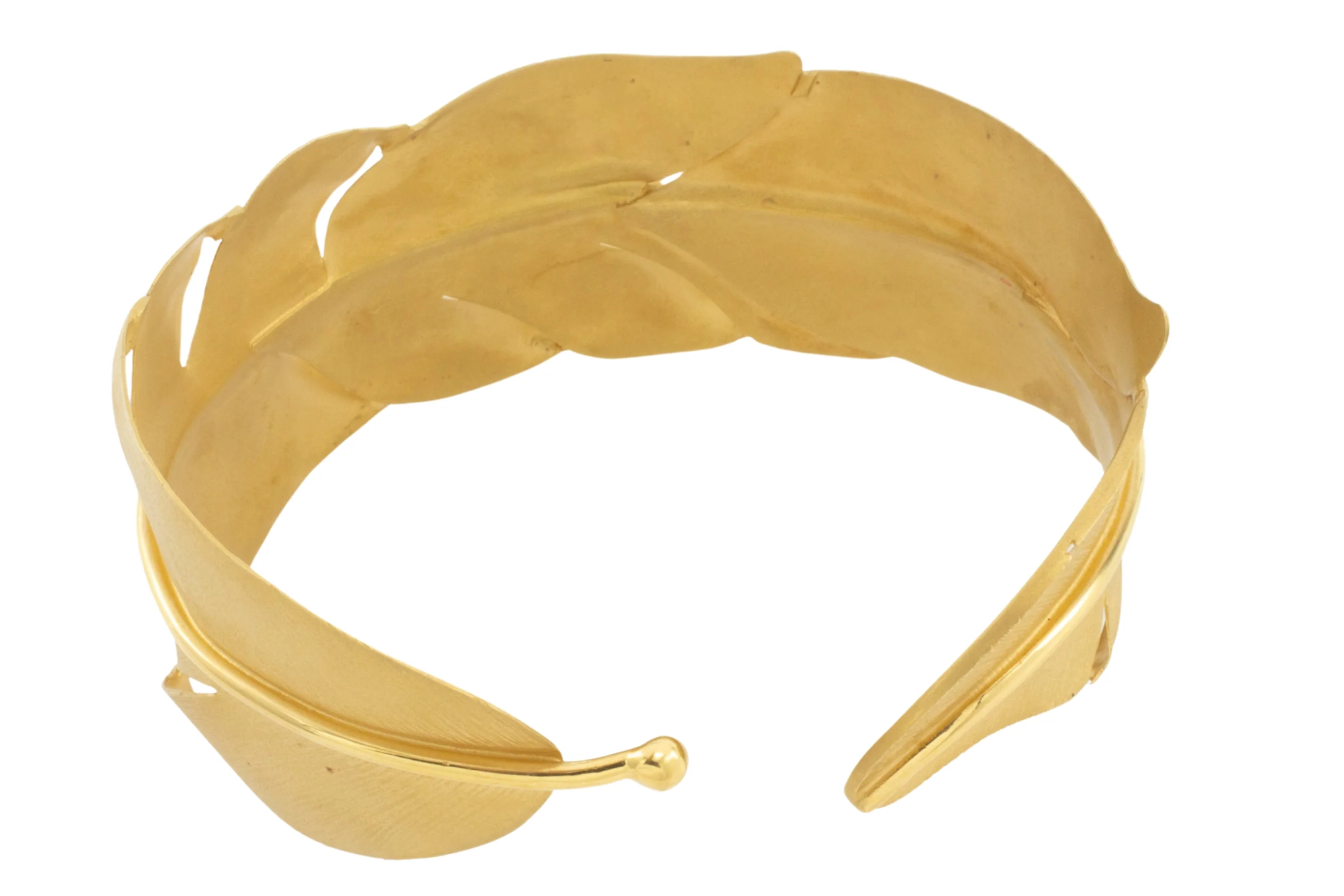 Leaf cuff with diamonds - Image 4