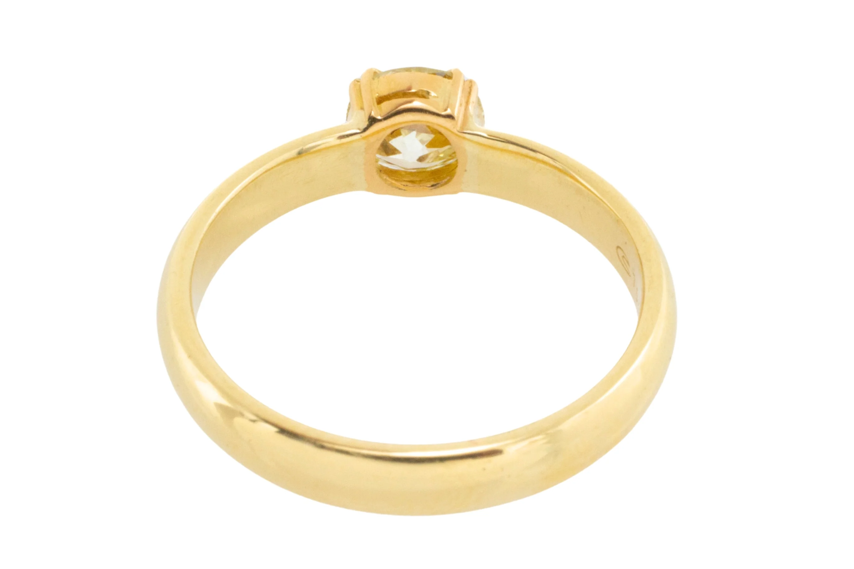 Old cut diamond solitaire ring in 18 carat gold - Image 6
