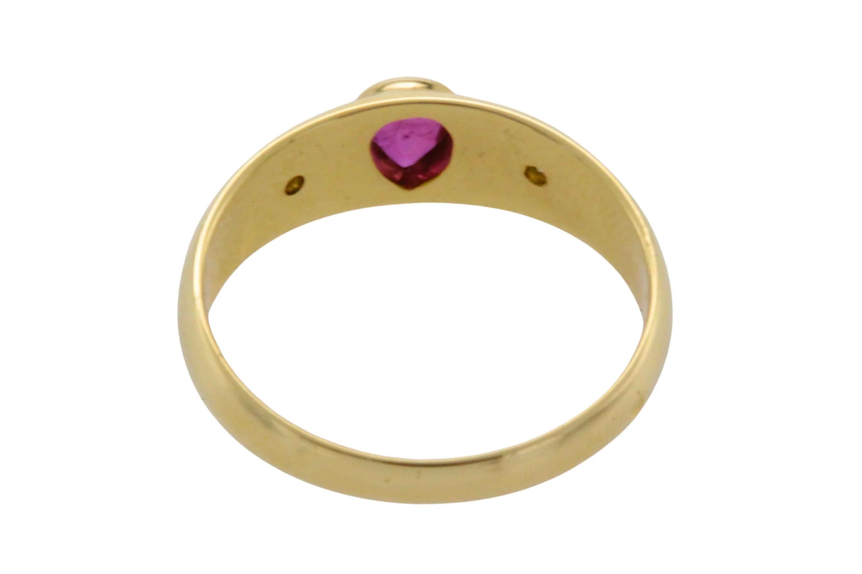 Ruby and diamond ring in 18 carat gold - Image 4