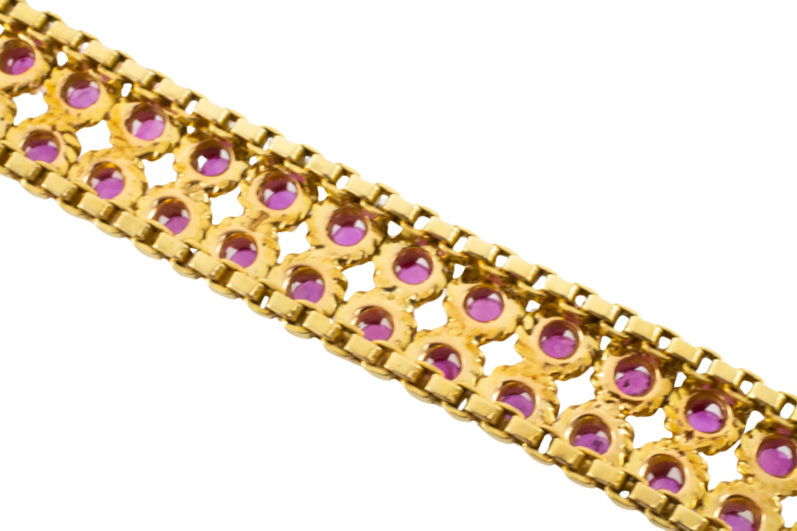 Ruby bracelet in 18 carat gold - Image 6