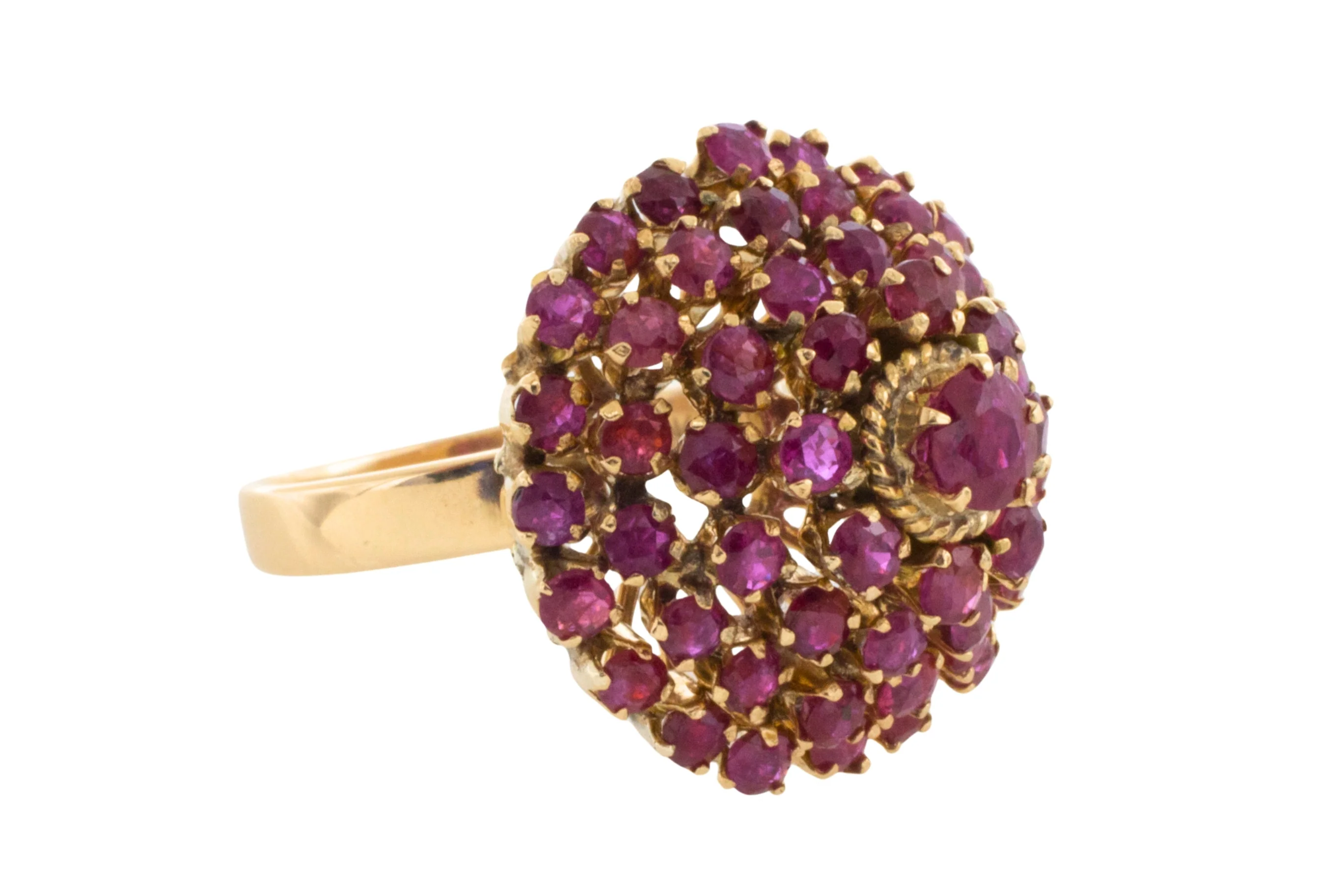 Ruby turban ring in 18 carat gold - Image 3