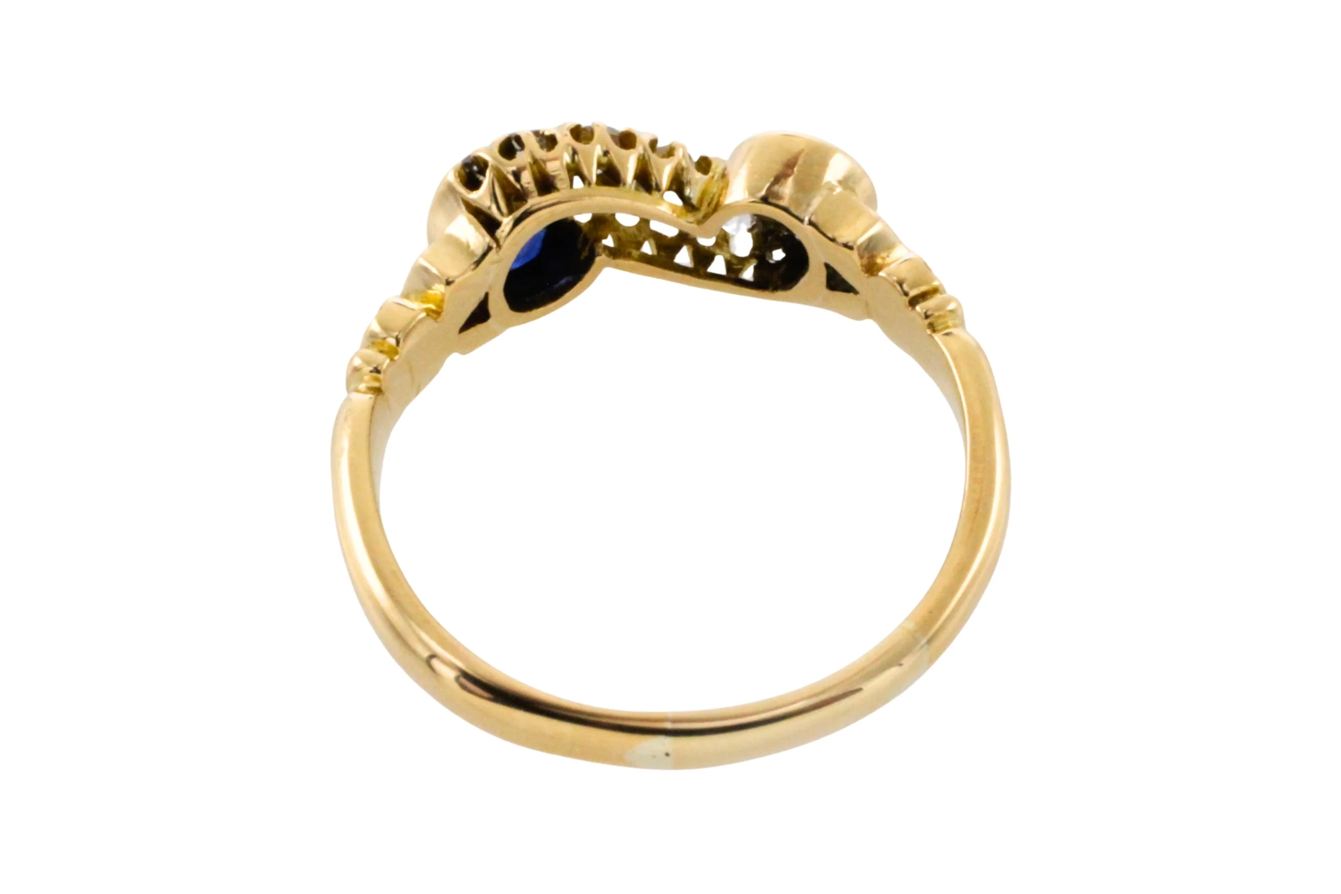 Sapphire and diamond ring from 1903 - Image 6