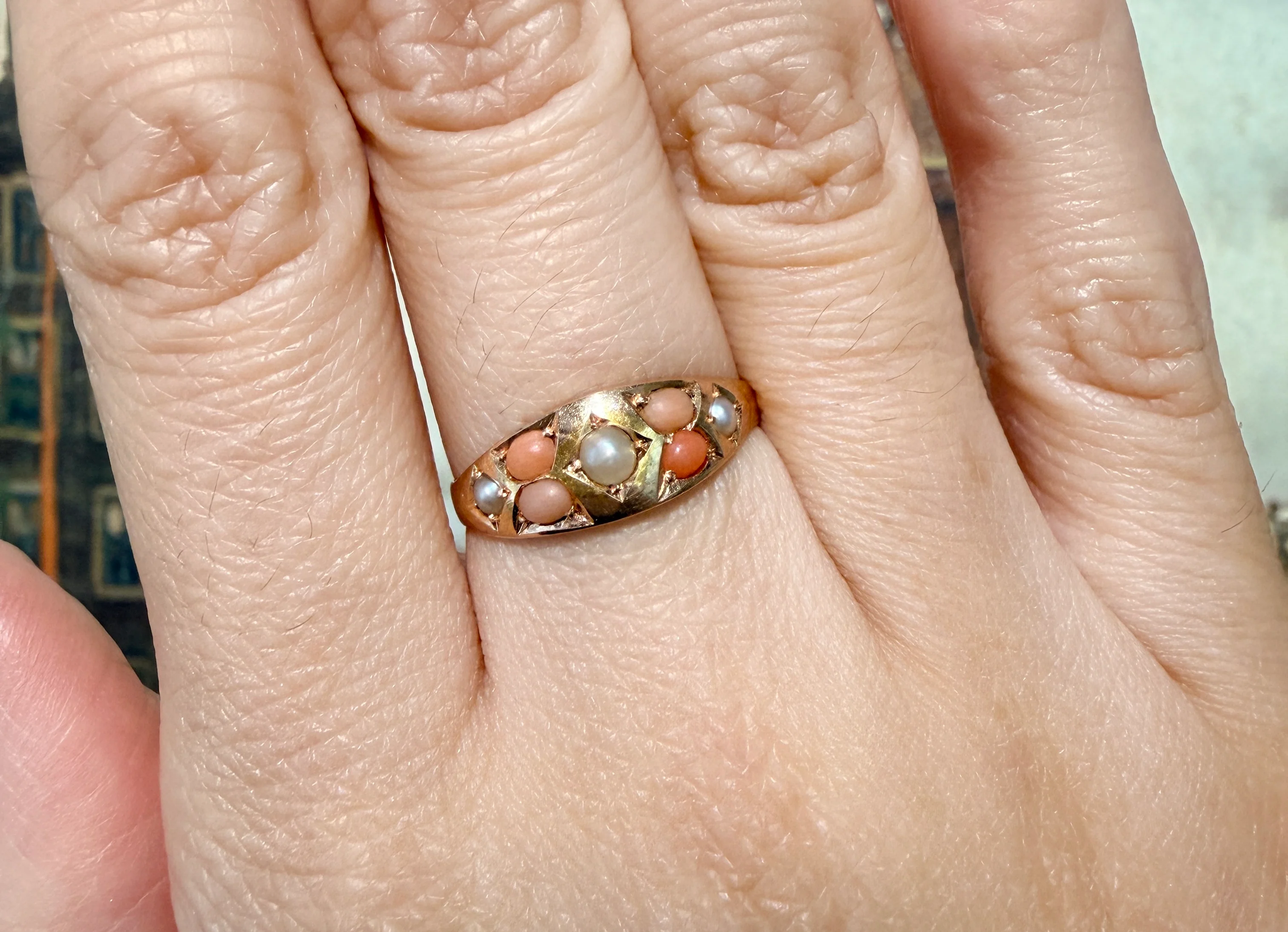 Victorian 22 carat gold ring - Image 7