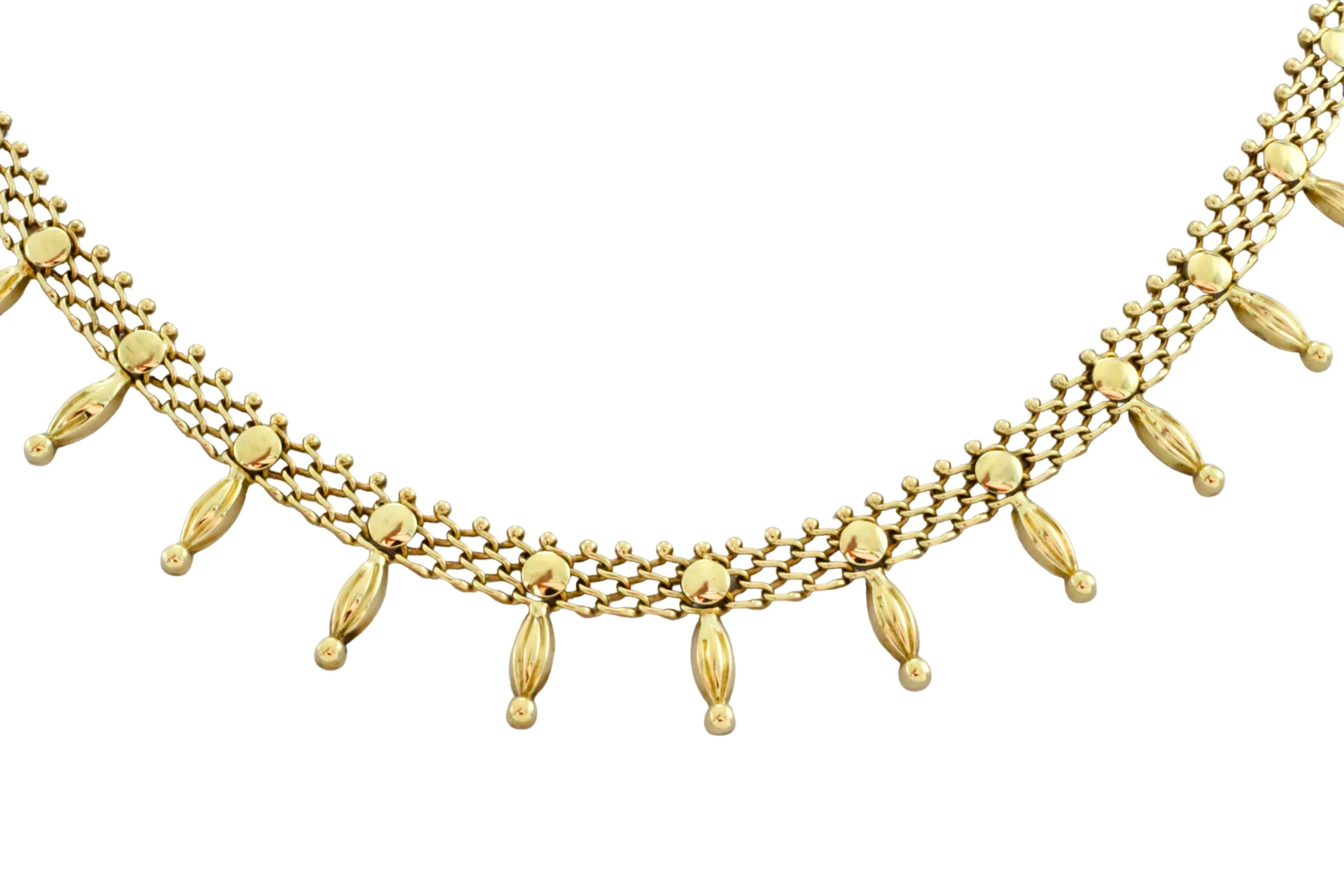 Vintage 14 carat gold collier - Image 3