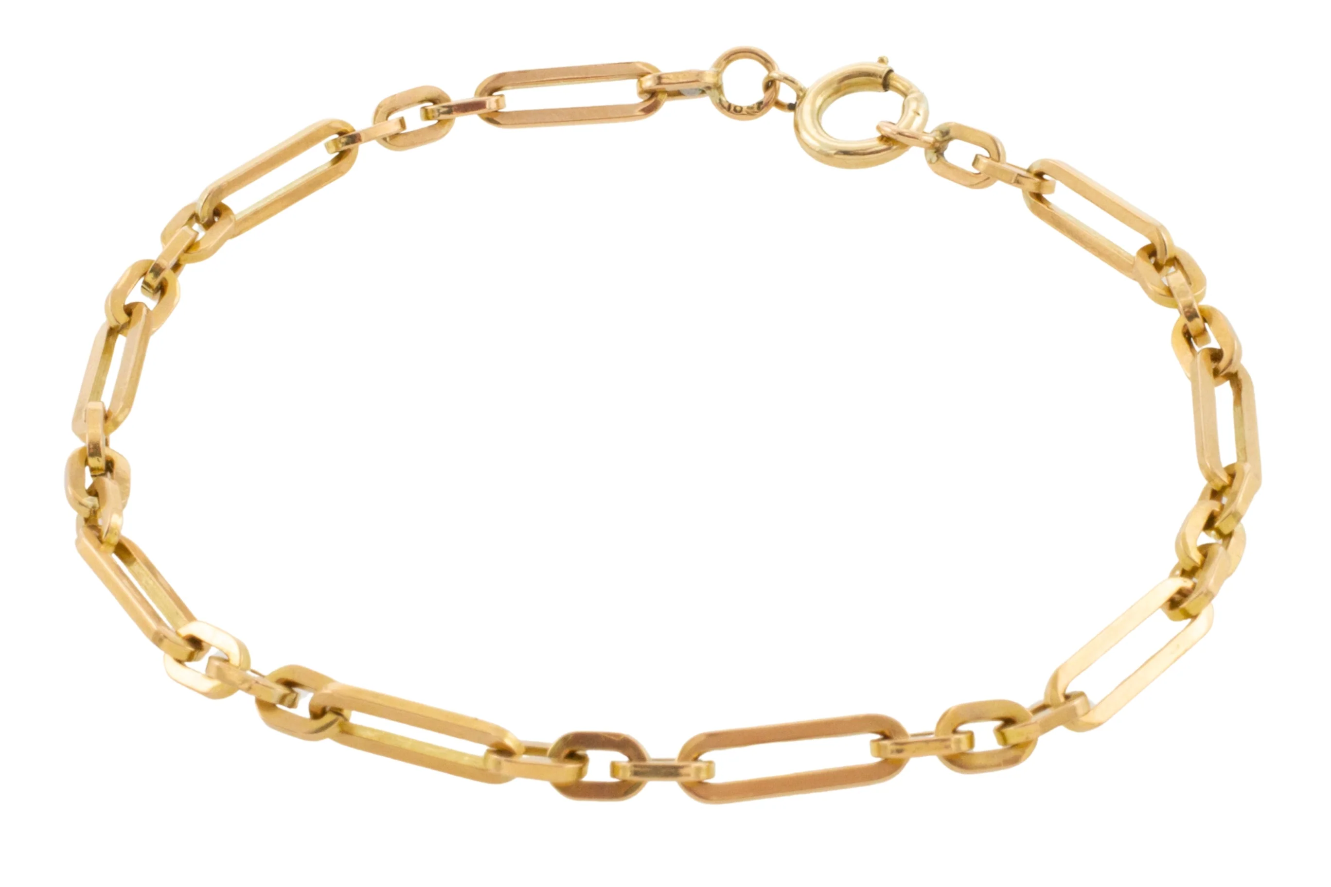 Vintage link bracelet in 18 carat gold - Image 3