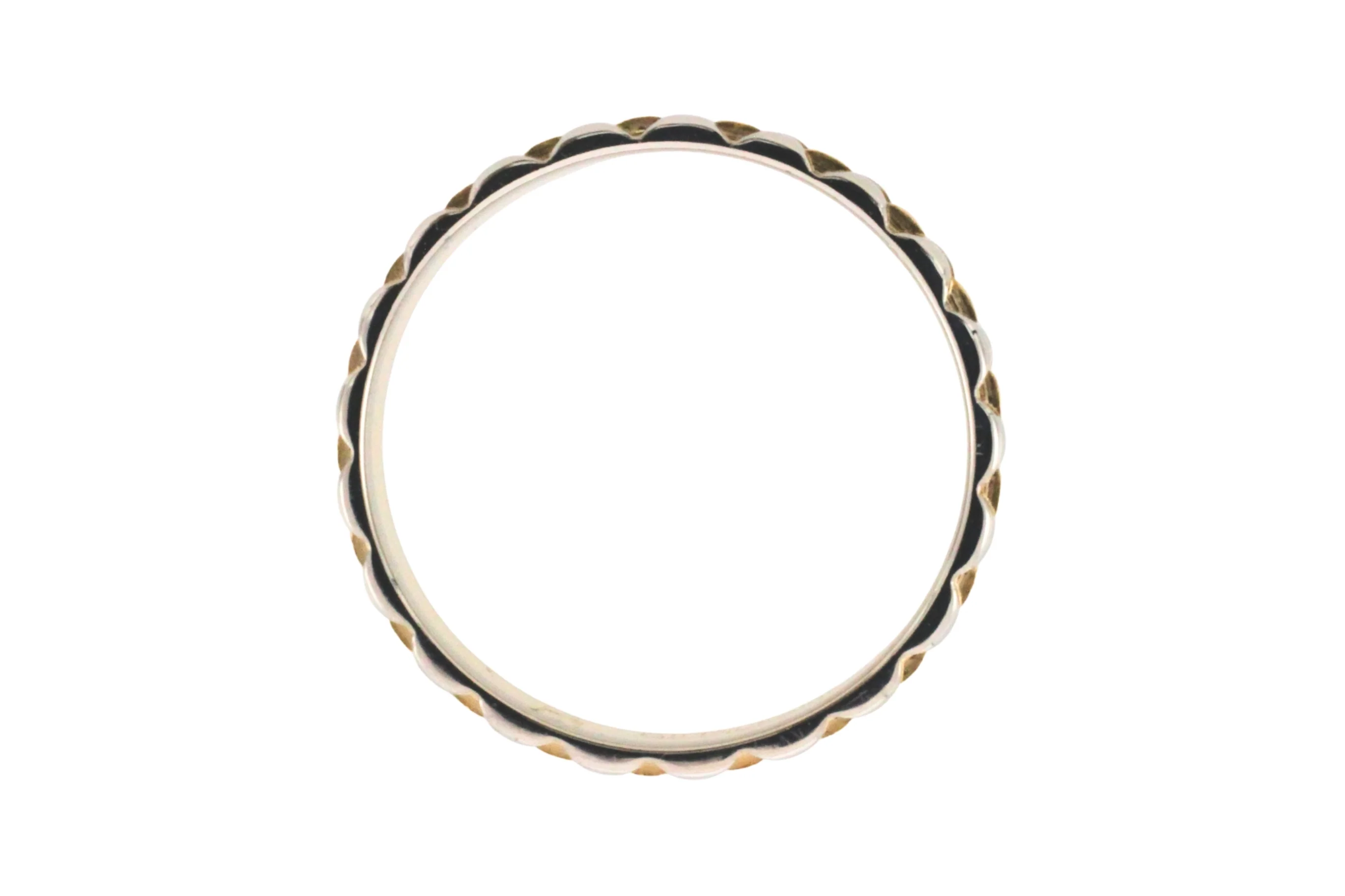 Watch band style ring in 14 carat gold - Image 5
